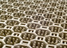 Модульное грязезащитное ПВХ покрытие OPTIMA DUOS 250x250x16мм, салатовое.