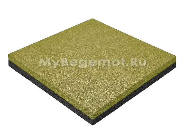 Резиновая плитка M-KORT STANDART, 500x500х50 мм, песочная