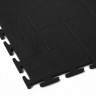 Модульное напольное ПВХ покрытие SENSOR WOOD, RAL 9005, черный.